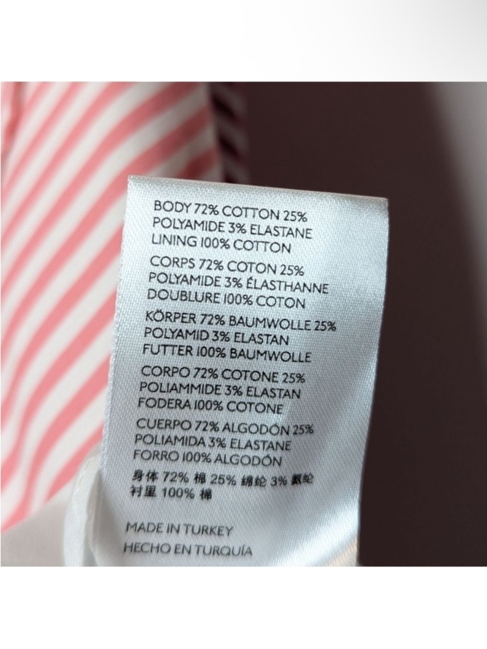 Anthropologie Maeve Penny Ruffled Pink Stripe Maxi Skirt Small - Picture 7 of 7